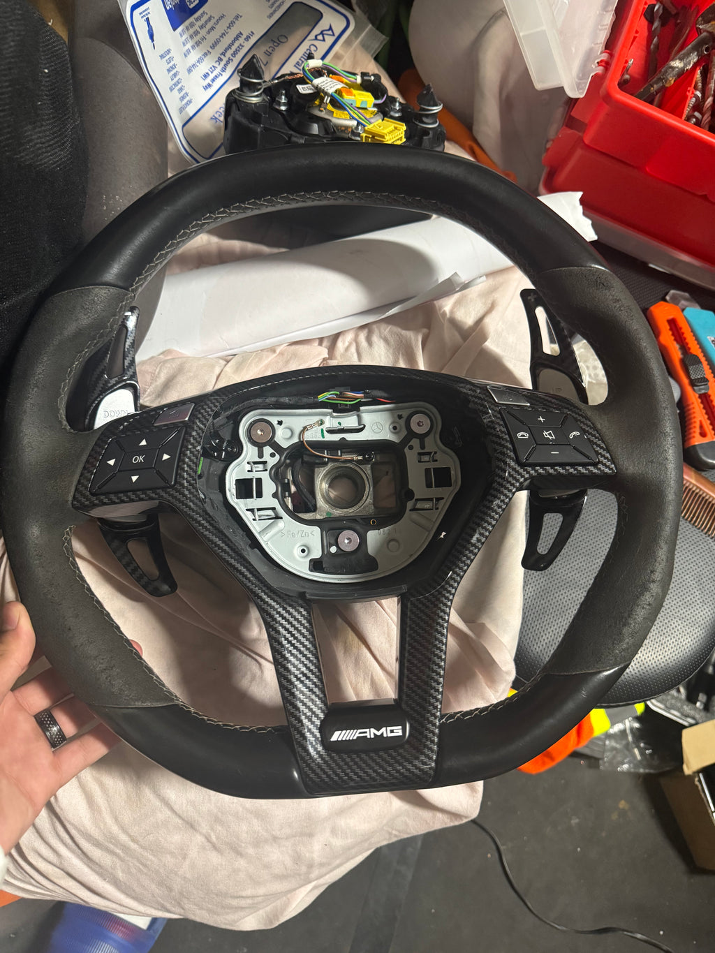 AMG Steering Wheel Trim Piece