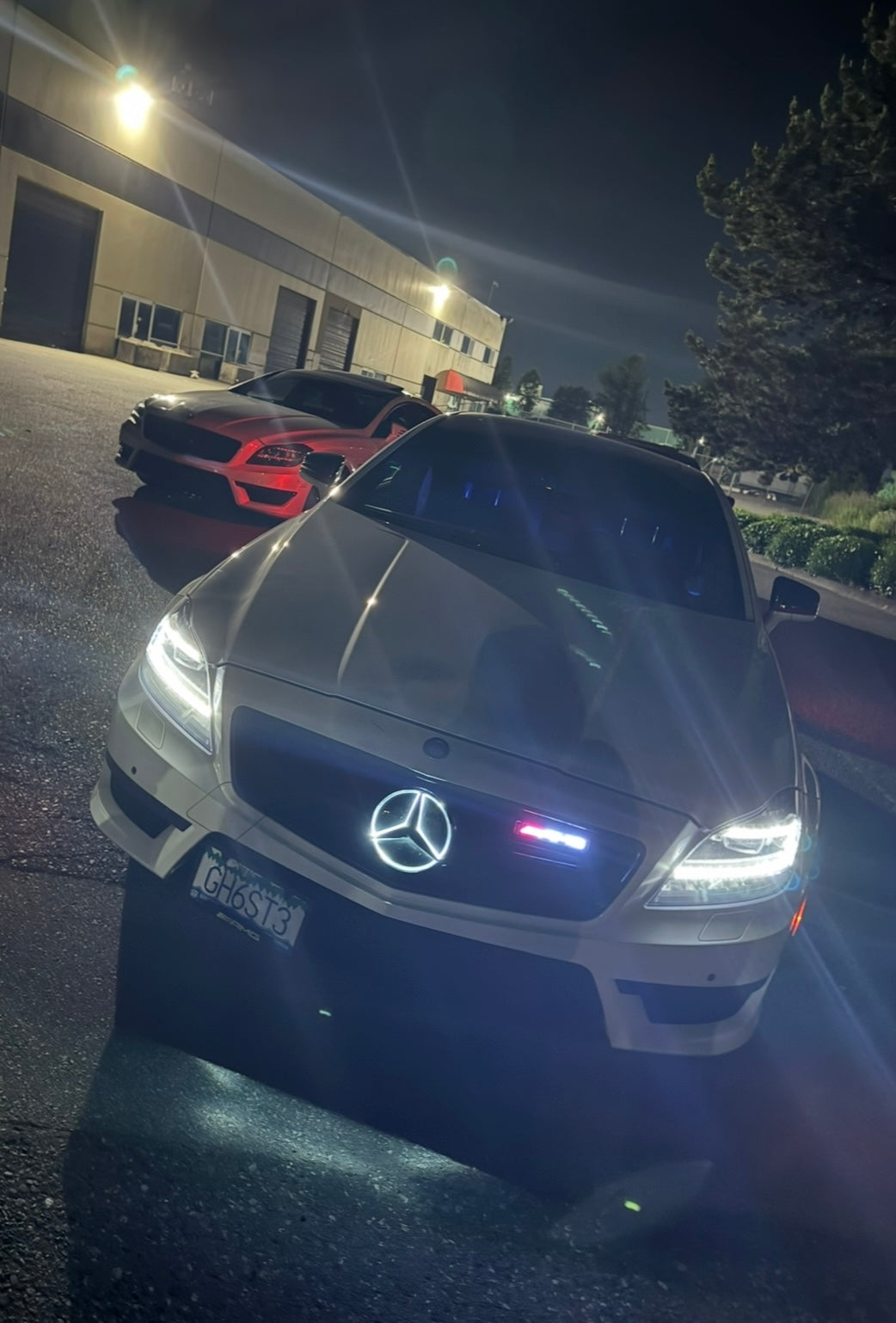 Mercedes Light Up Front Logo