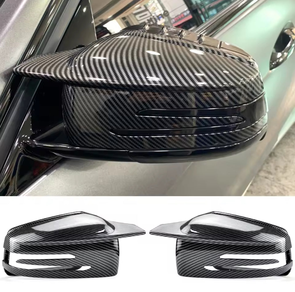 Aggresive Carbon Fiber Mirror Caps