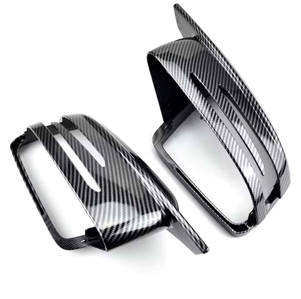 Aggresive Carbon Fiber Mirror Caps