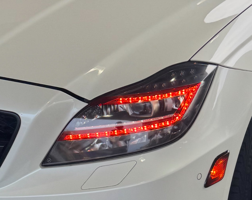 Cls Prefacelift Colored Headlight stripe