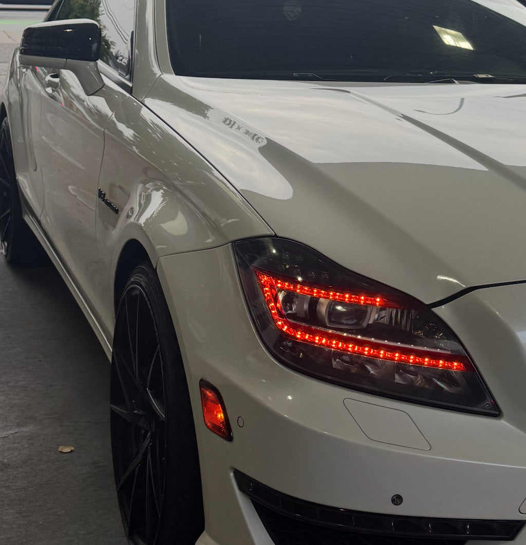 Cls Prefacelift Colored Headlight stripe