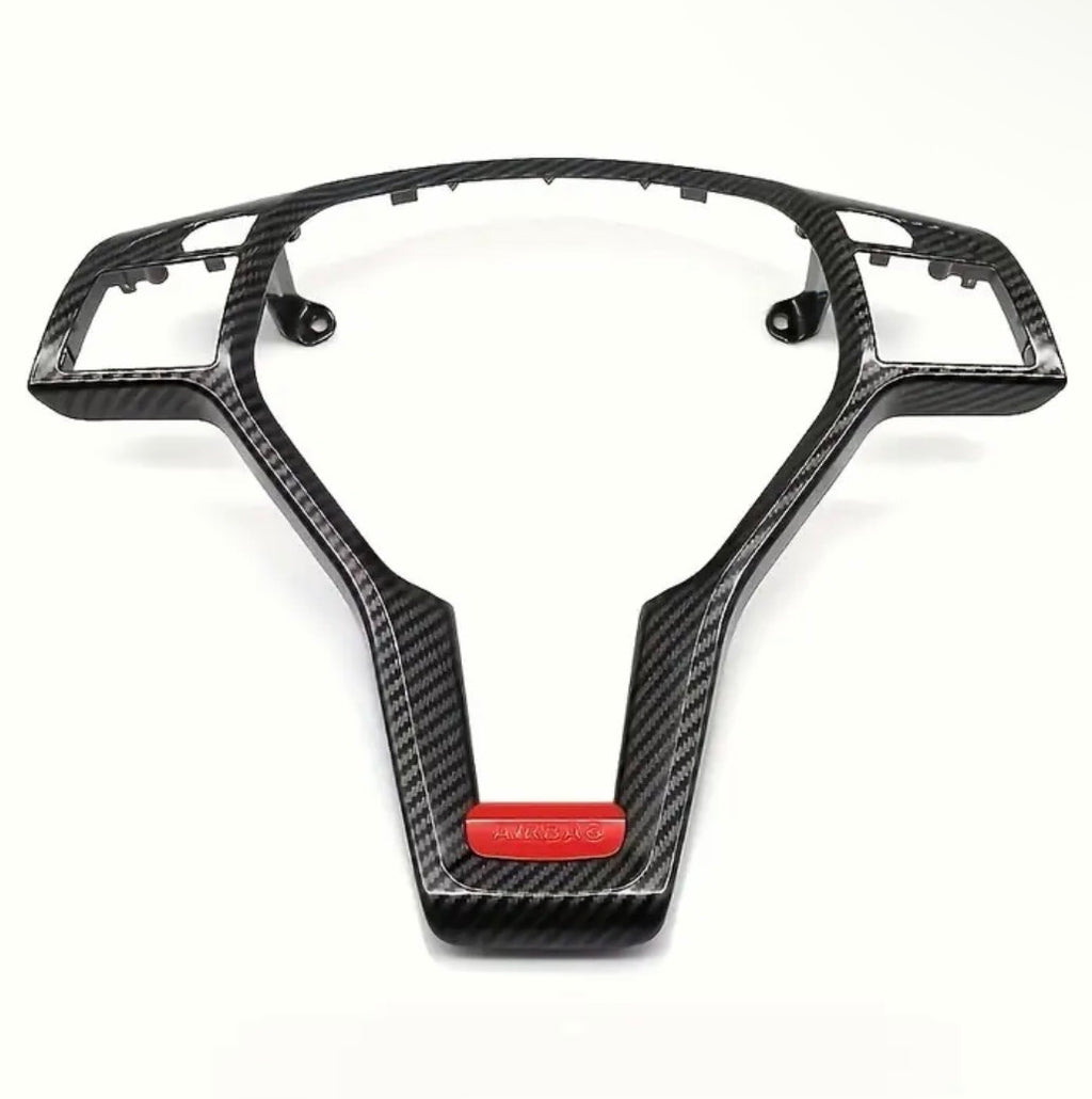 Mercedes Classic Style Carbon Fiber Steering Wheel Cover