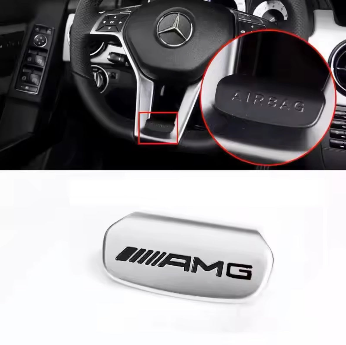 AMG Steering Wheel Trim Piece