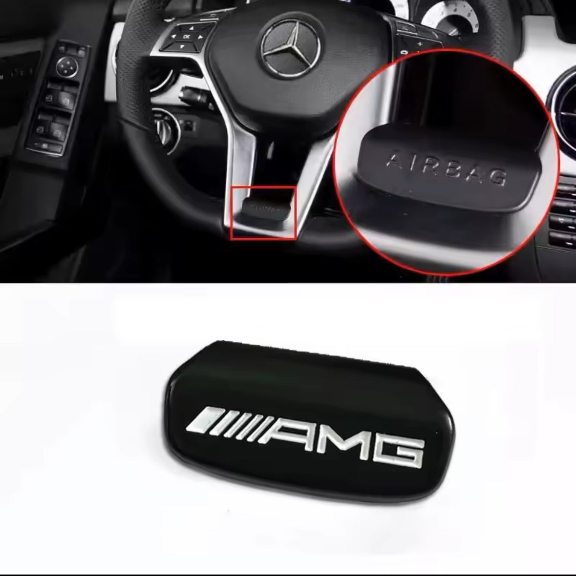 AMG Steering Wheel Trim Piece